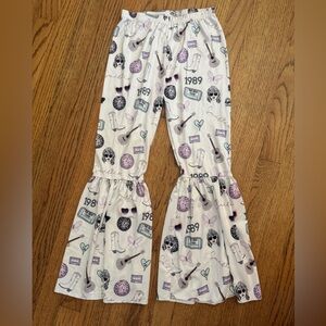 NWOT 10/12 TS Swiftie Bell Bottom Pants Butterfly Bottoms Taylor Swift Inspired